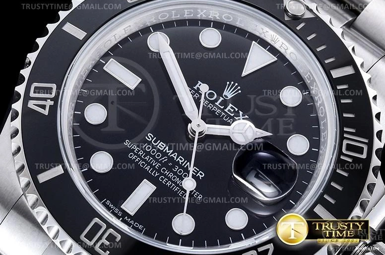 0416 ROLSUB0282 – Submariner 116610LN 904L SS SS Blk V2S ZZF SA Durable 1037